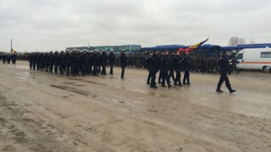 Repetiţie generală pentru parada militară din 1 decembrie