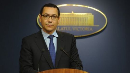 Premierul Victor Ponta şi-a depus mandatul