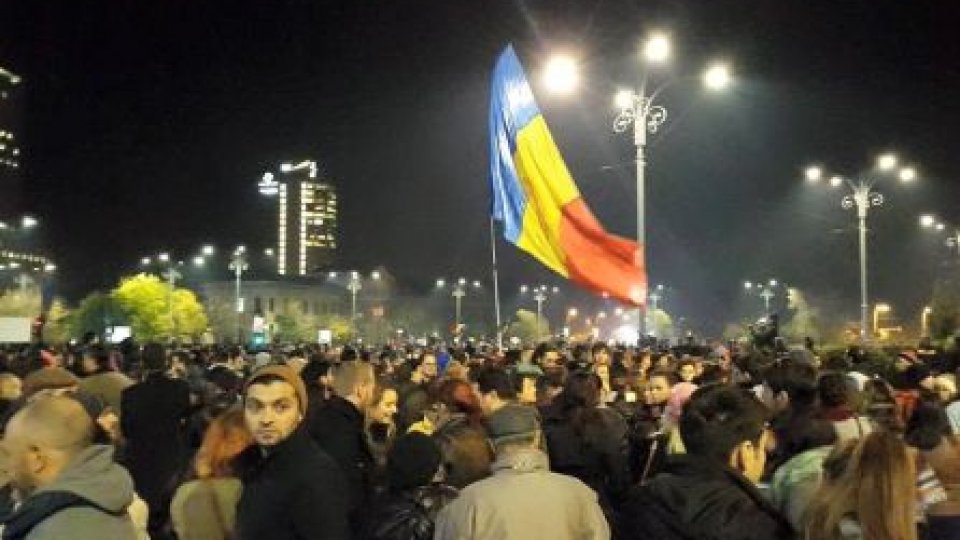 A treia zi de miting în Capitală