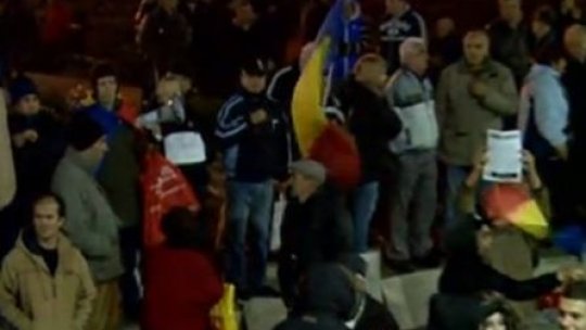 A șasea zi de proteste în Piața Universității