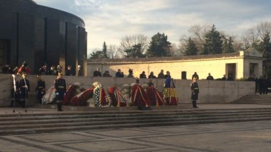 Omagiu şi depuneri de coroane la Mormântul Ostaşului Necunoscut