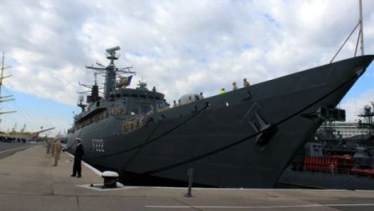 Fregata "Regina Maria", exerciţiu militar în Marea Neagră