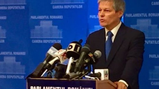 Din plenul Senatului premierul Cioloş lansează un apel la unitate 