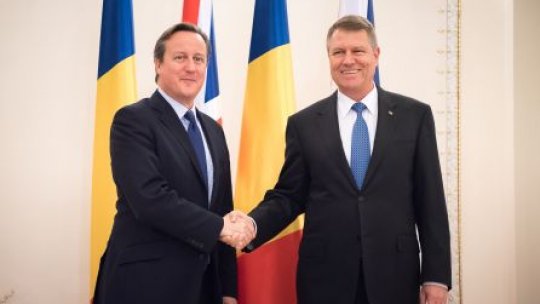 Iohannis: Cooperarea dintre România şi Marea Britanie joacă un rol major
