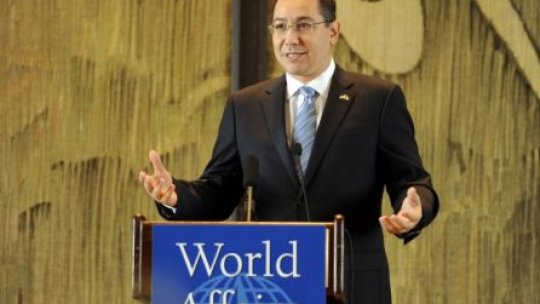 Premierul Ponta, invitat de onoare al Business Council for International Understanding