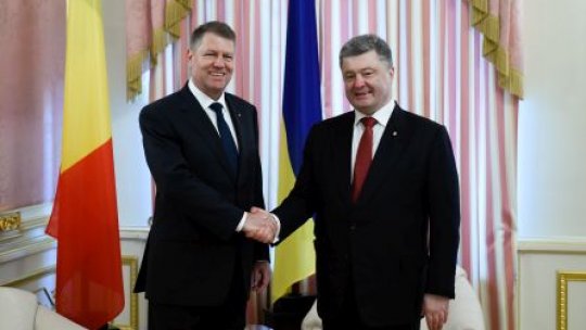 Preşedintele Iohannis : Doresc să reafirm sprijinul nostru constant pentru Ucraina 