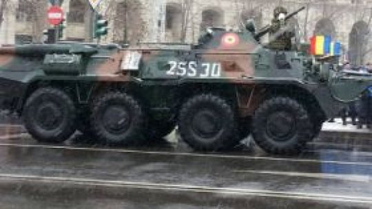 Transporturi de tehnică militară pe teritoriul României
