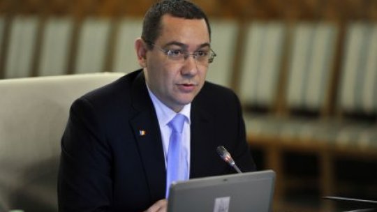 Victor Ponta susţine că 80 la sută dintre obiective au fost îndeplinite