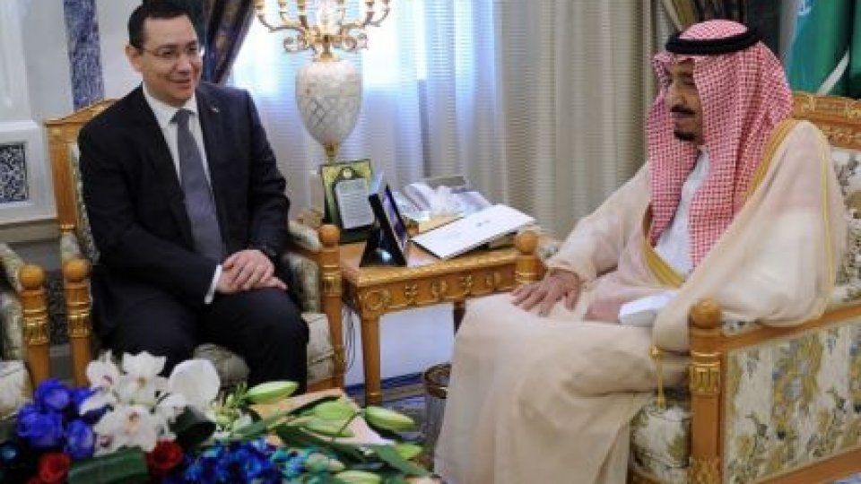 Premierul Ponta, primit de Regele Arabiei Saudite
