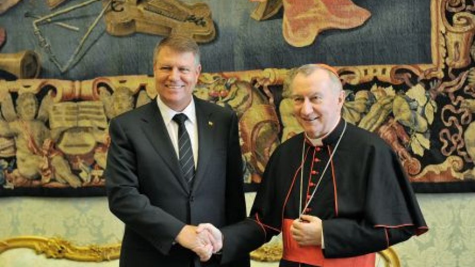 Preşedintele Iohannis: România are vocaţia unei relaţii speciale cu Sfântul Scaun