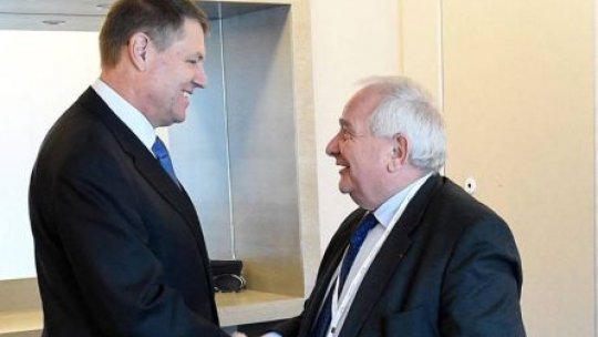 Întâlnire Klaus Iohannis - Joseph Daul. Vezi despre ce au vorbit
