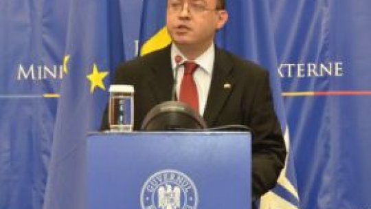Ministrul de Externe prezintă poziţia României în privinţa terorismului