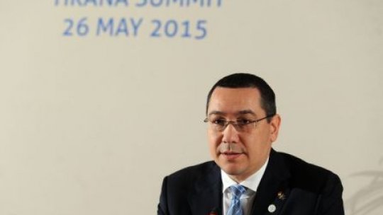 Ponta la Tirana: România, decisă să contribuie la dezvoltarea cooperării regionale