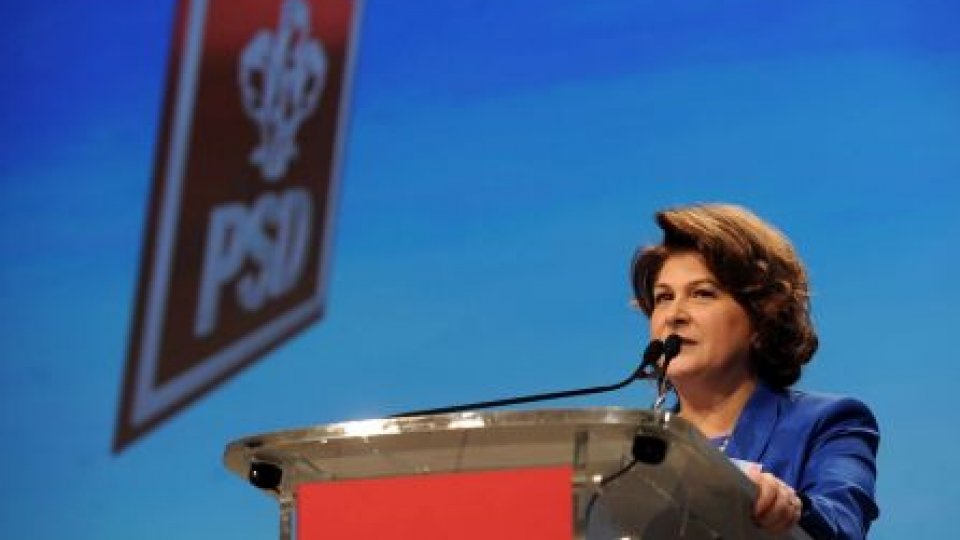 PSD se regrupează  în jurul noului preşedinte interimar, Rovana Plumb