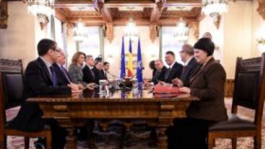 Consultări președinte - partide la Palatul Cotroceni