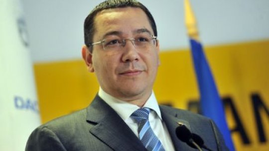 Premierul Ponta revine în ţară în câteva zile