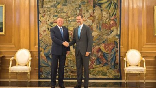 Preşedintele Iohannis, întâlnire oficială cu regele Spaniei