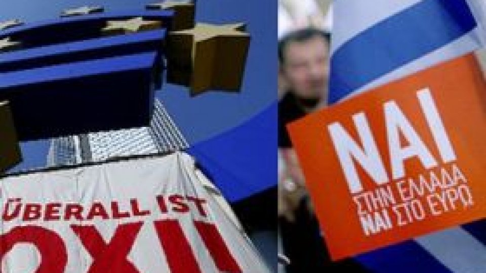 "Nu", votul final la referendumul din Grecia