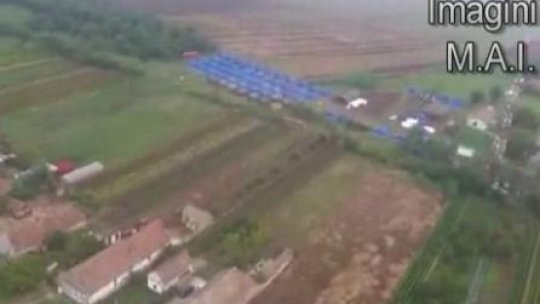 România instalează corturi la graniță, într-un exercițiu preventiv