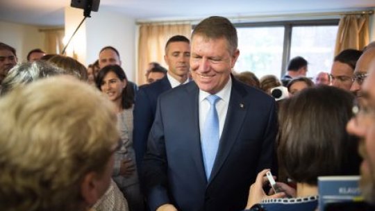 Preşedintele Iohannis s-a întâlnit cu românii din SUA