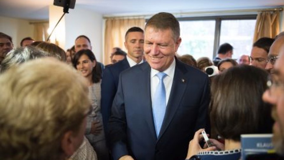 Preşedintele Iohannis s-a întâlnit cu românii din SUA