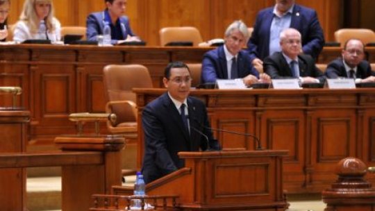 Moţiunea de cenzură a căzut la vot. Guvernul Ponta merge mai departe