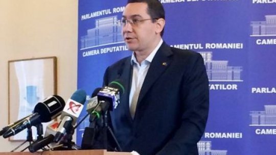 Ponta cere sprijinul coaliţiei pentru salarizarea bugetarilor şi Legea bugetului