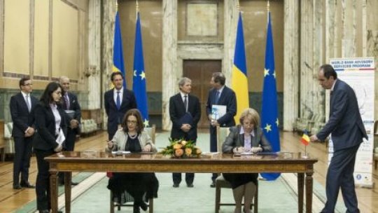 România a semnat Memorandumul cu Banca Mondială