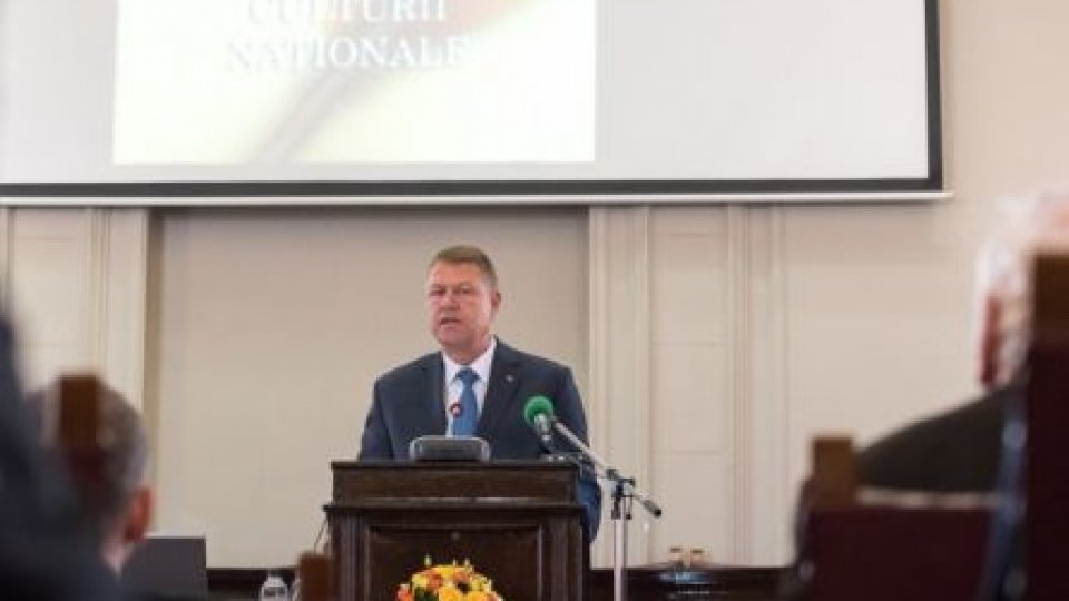 Iohannis: Cultura trebuie susţinută prin investiţii pe termen lung în educaţie