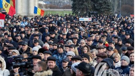 Proteste la Chişinău împotriva desemnării lui Pavel Filip la funcţia de premier