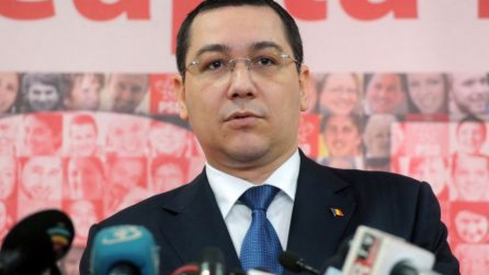 Victor Ponta îşi doreşte să candideze doar pe listele PSD