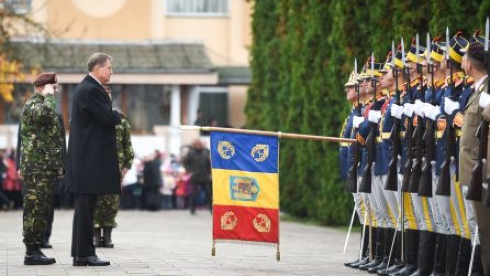 Preşedintele Iohannis, prezent la Carei de "Ziua Armatei"