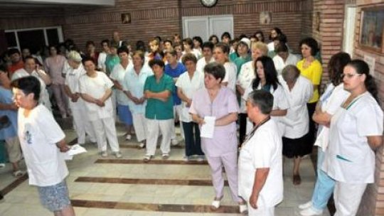 Sanitas a decretat grevă generală pe termen nelimitat 