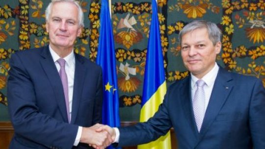 Discuţii Dacian Cioloş - Michel Barnier pe tema Brexit
