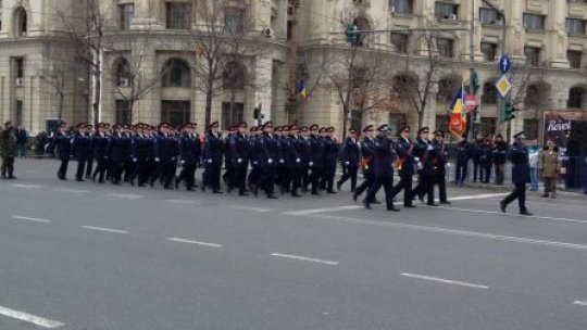 Repetiţie pentru parada militară de 1 Decembrie