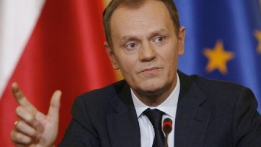 Preşedintele Consiliului European, Donald Tusk va fi primit luni la Palatul Cotroceni