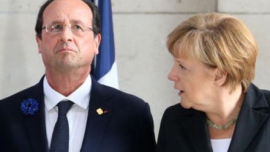 Întâlnire Hollande - Merkel pe subiectele fierbinți ale UE
