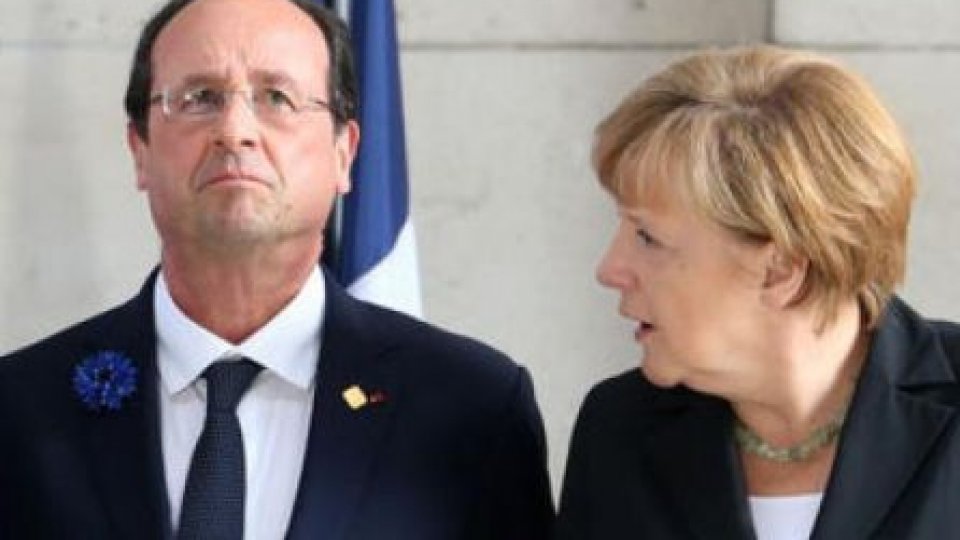 Întâlnire Hollande - Merkel pe subiectele fierbinți ale UE