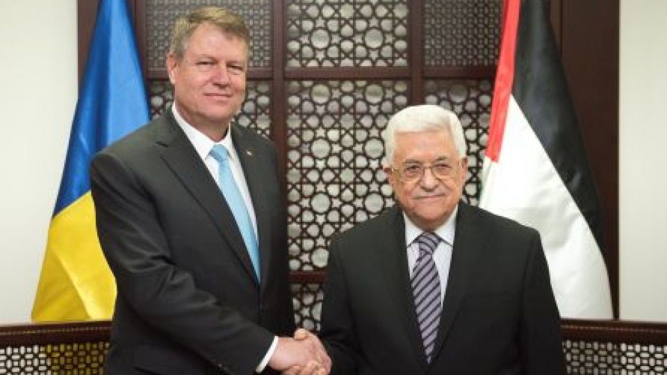Întrevedere Klaus Iohannis - Mahmoud Abbas