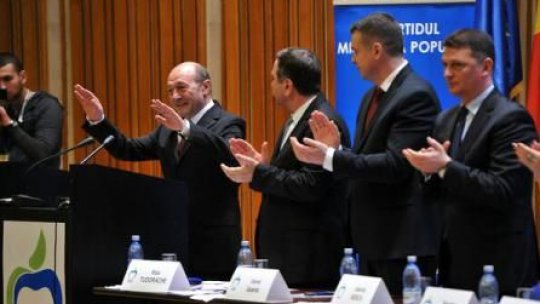 Traian Băsescu, prezent la lansarea candidatului PMP la Primăria Constanței