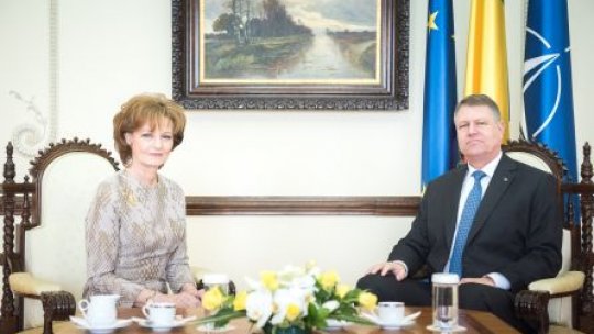 Preşedintele Iohannis s-a întâlnit cu Principesa Margareta la Palatul Cotroceni
