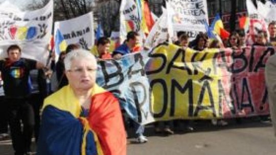Marş unionist la Chişinău