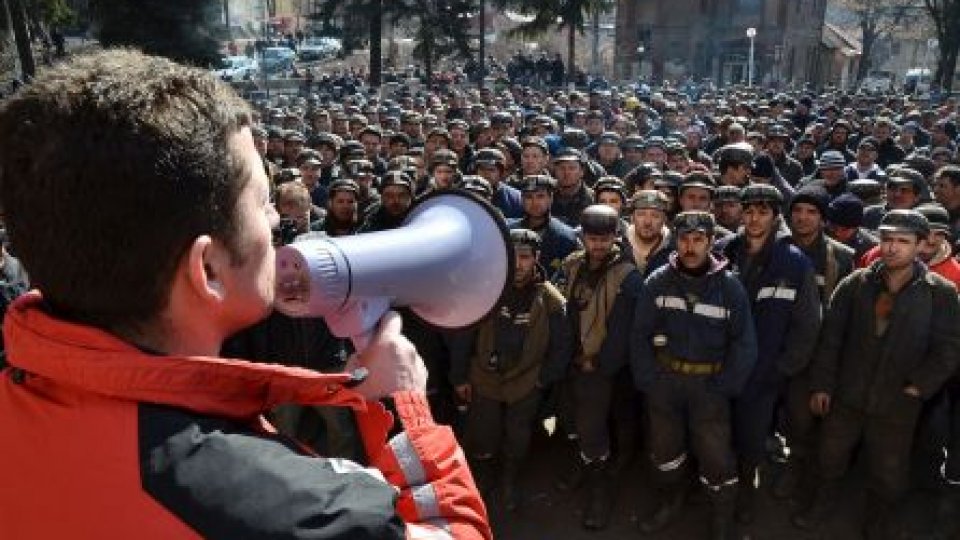 Marşul de protest al minerilor şi energeticienilor, ziua a doua