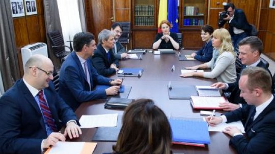 Comisarul european pentru Industrie şi Piaţa internă, primit la Palatul Victoriei