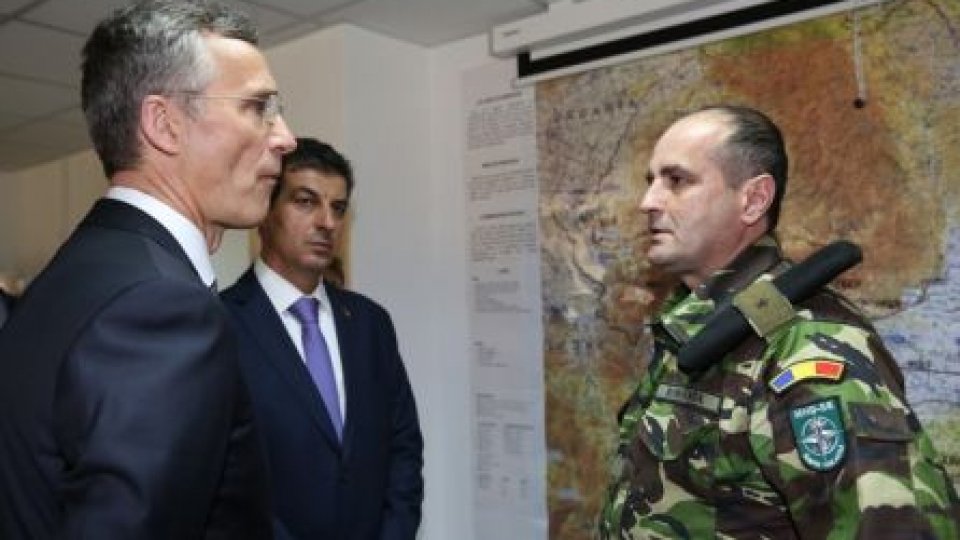 Secretarul general al NATO, în vizită la Comandamentul Multinaţional de Divizie Sud-Est