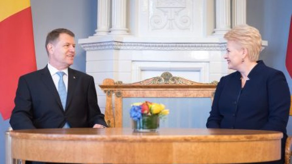 Preşedinţii României şi Lituaniei, viziune comună asupra securităţii regionale