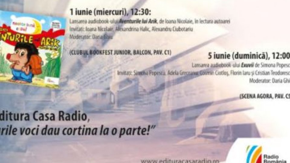 Editura Casa Radio, prezentă la Salonul Internaţional de Carte Bookfest 2016