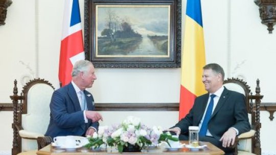 Prințul Charles, primit de președinte și de premierul României