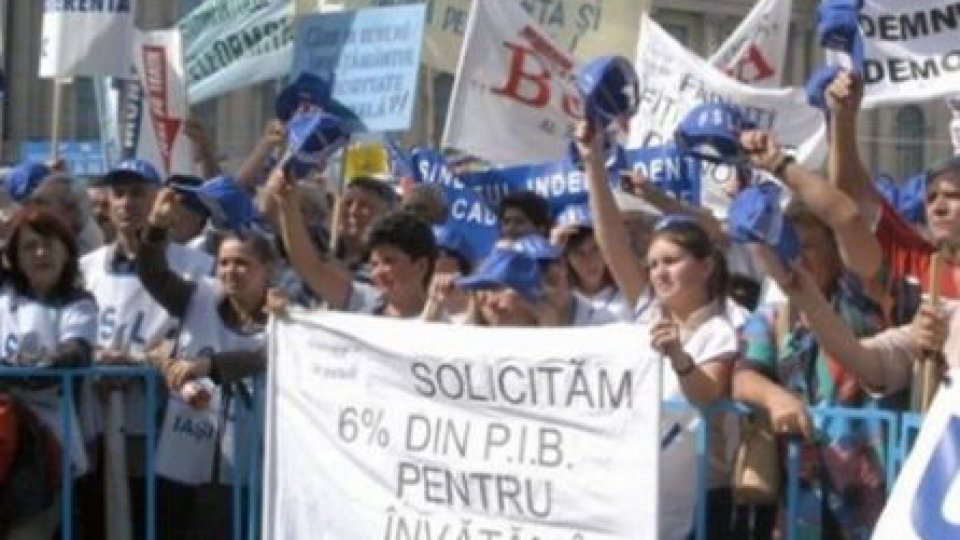 Marș de proporții al sindicaliștilor din educație, anunțat miercuri