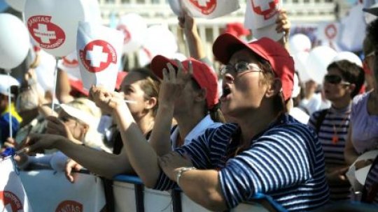 Sanitas ameninţă cu greva generală